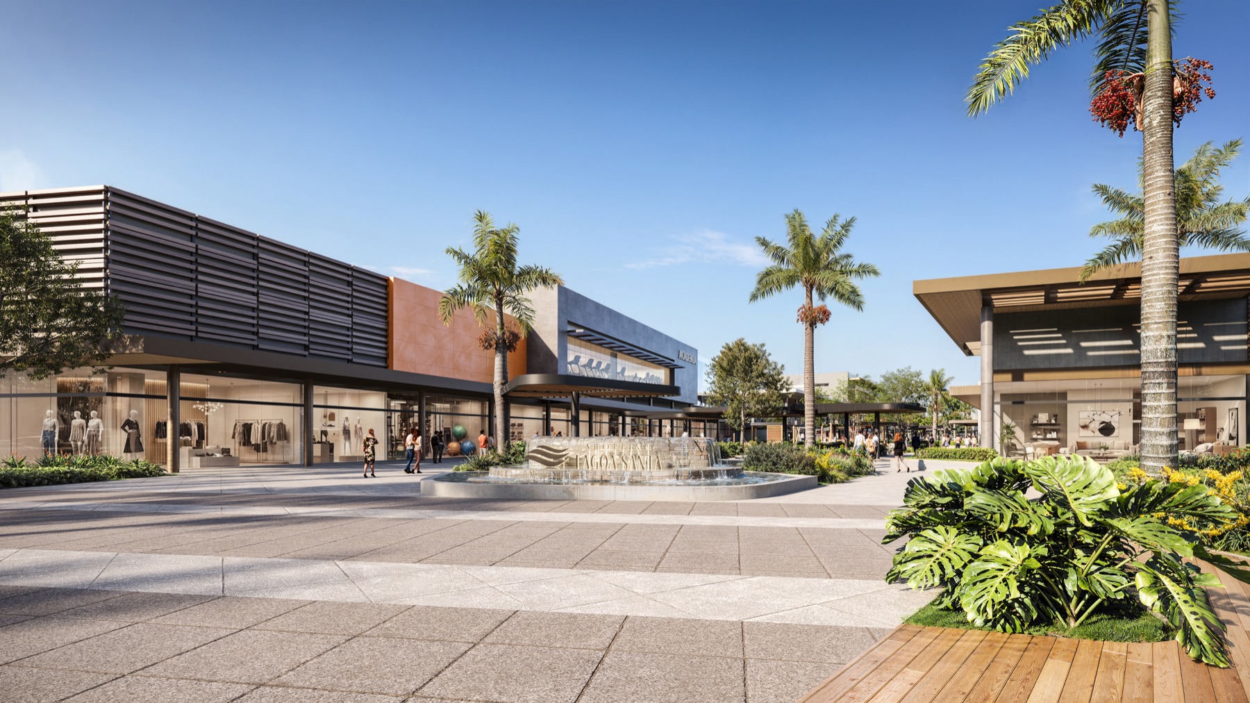 Perspectiva 4 do Lagoa Santa Shopping