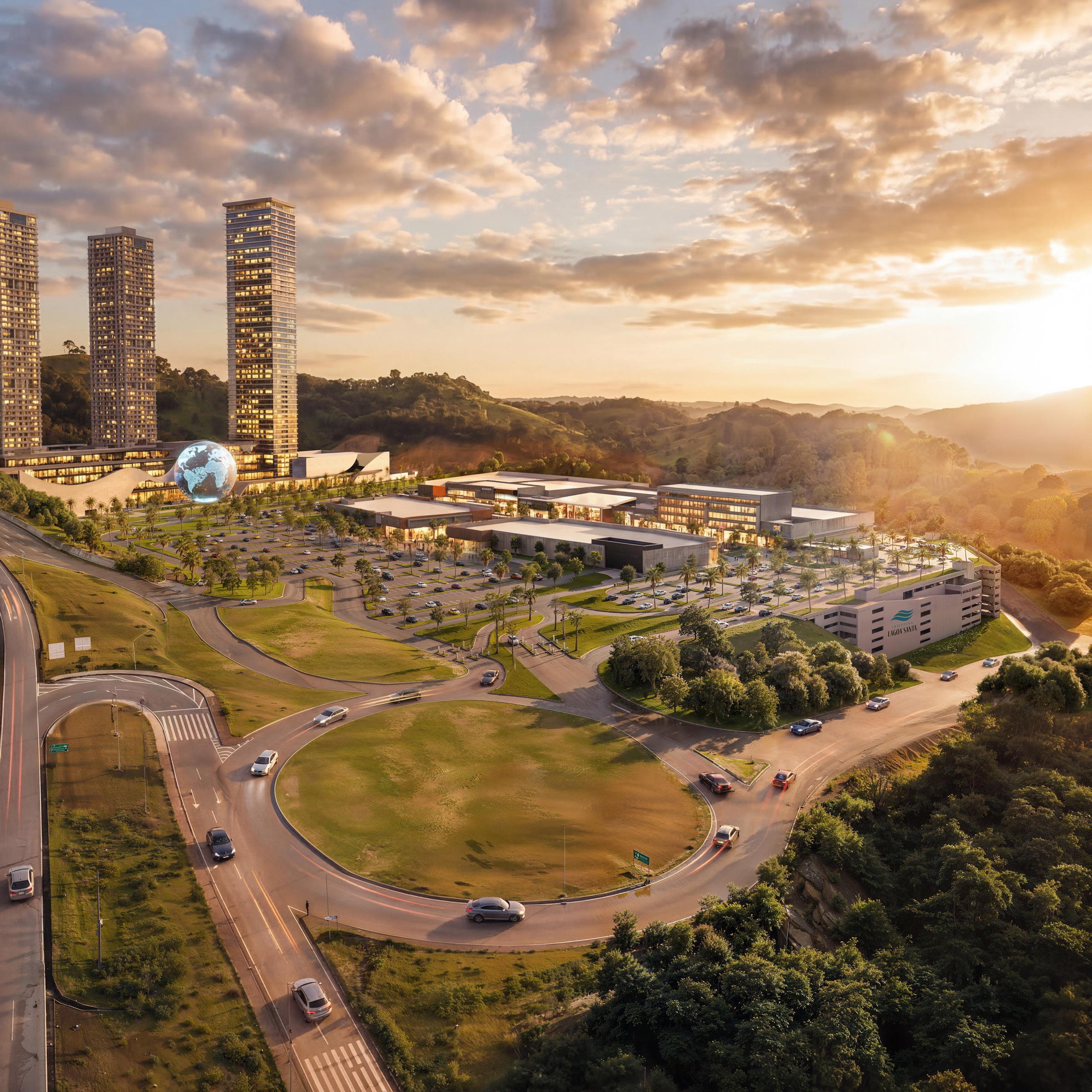 Perspectiva do Lagoa Santa Shopping